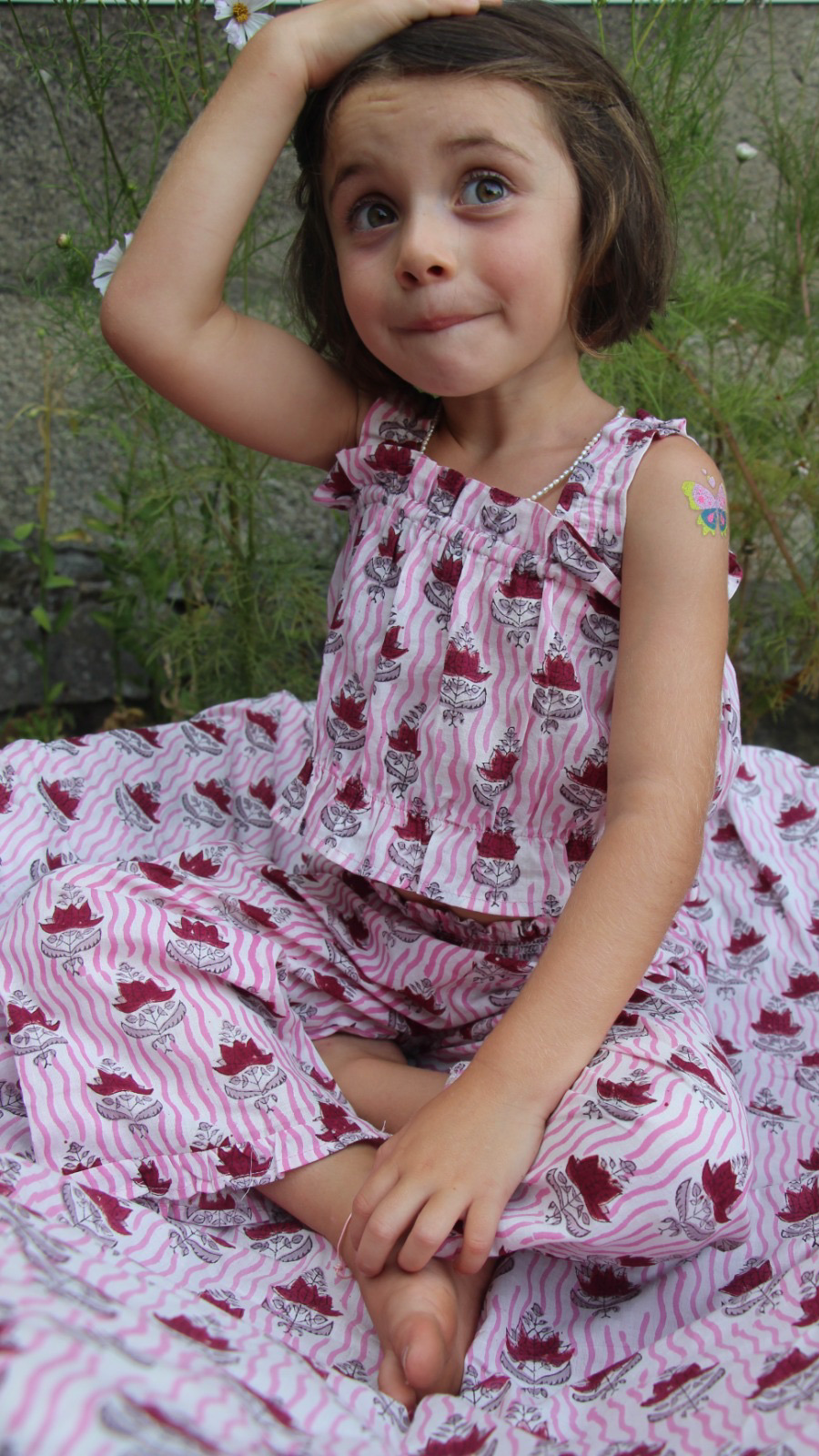 Matching Outfit - Pink stripes I