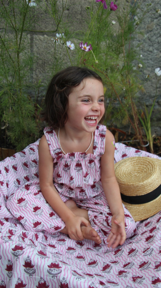 Matching Outfit - Pink stripes I