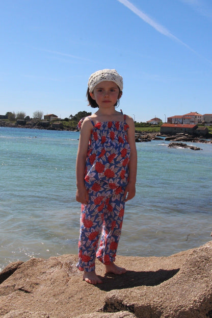 Matching Outfit - Big red flowers